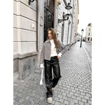 LOTZ & LOT PUK PU LEATHER PANTS - BLACK