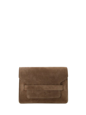 LOTZ & LOT JANICE SUEDE BAG - BROWN