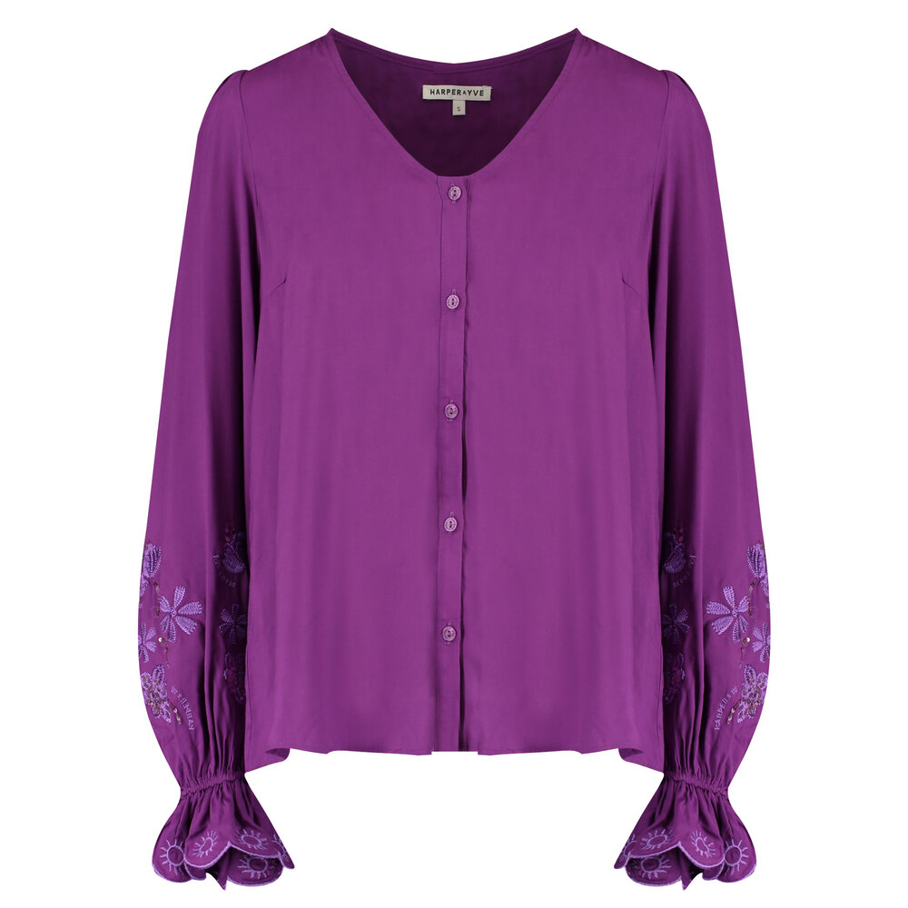 Harper & Yve JAMY BLOUSE - PURPLE