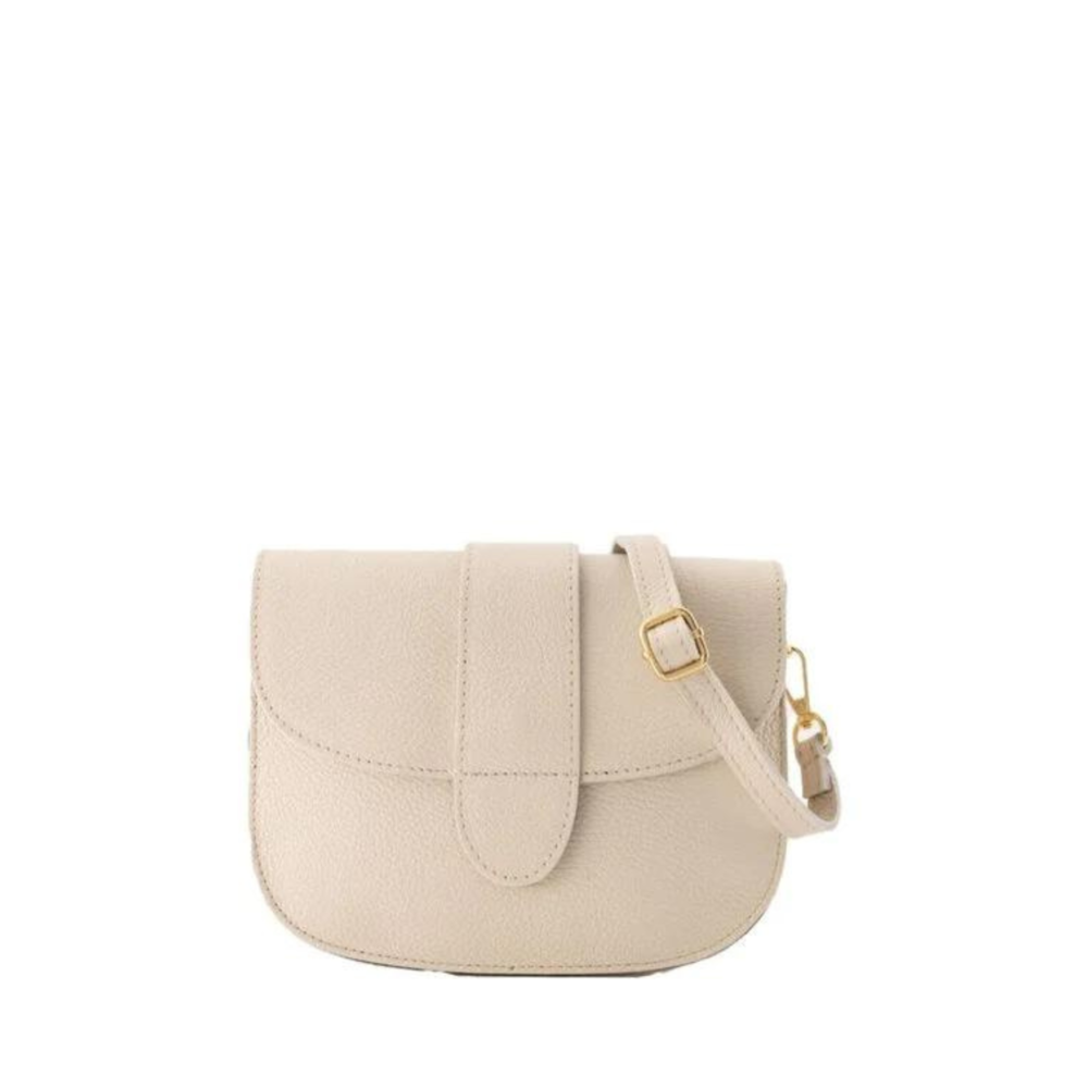 LOTZ & LOT MAAN LEATHER BAG - ECRU