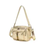 NUNOO ELLE RECYCLED COOL BAG - LIGHT GOLD