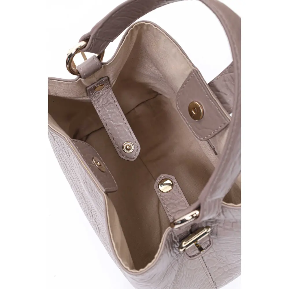 NUNOO SMALL CHIARA NEW ZEELAND - TAUPE/GOLD