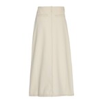 Moss Copenhagen PHELINA IDA DENIM SKIRT - OATMEAL