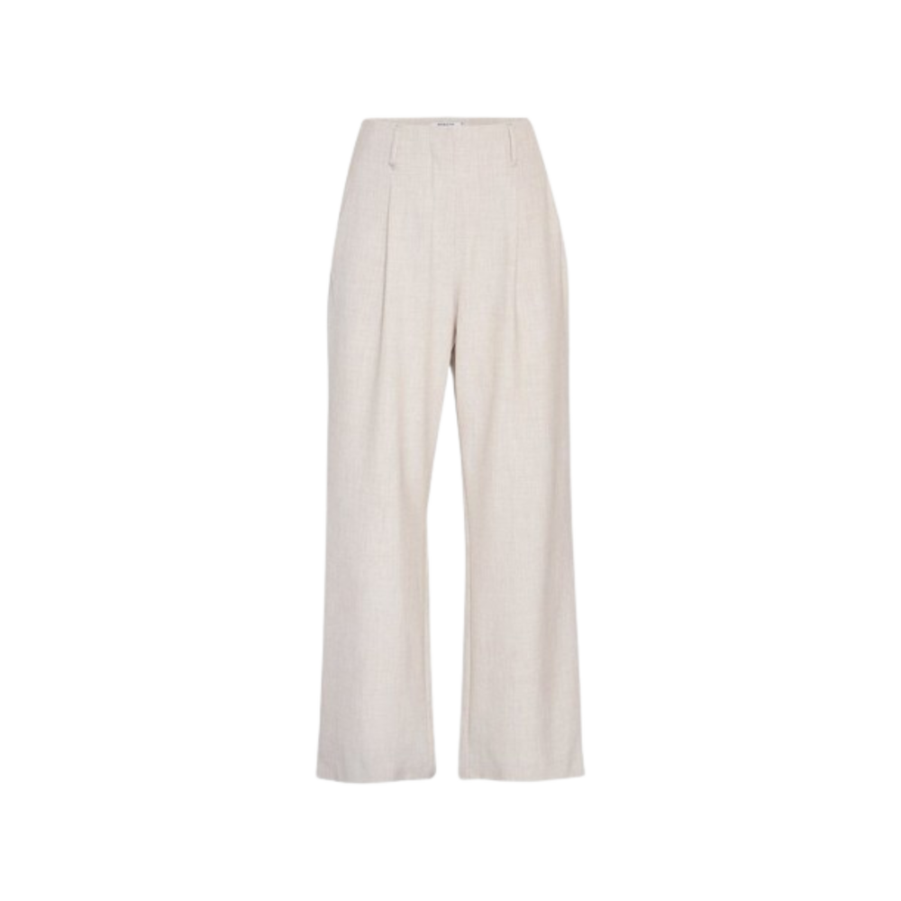 Moss Copenhagen EDREA LONG PANTS - OATMEAL