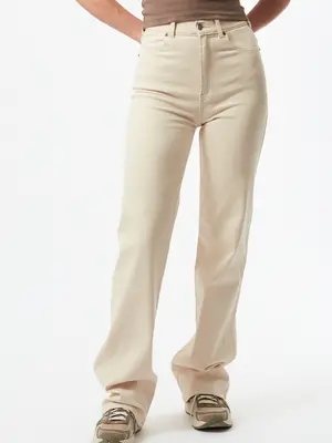 DRDENIM MOXY STRAIGHT LEG JEANS - CREAM