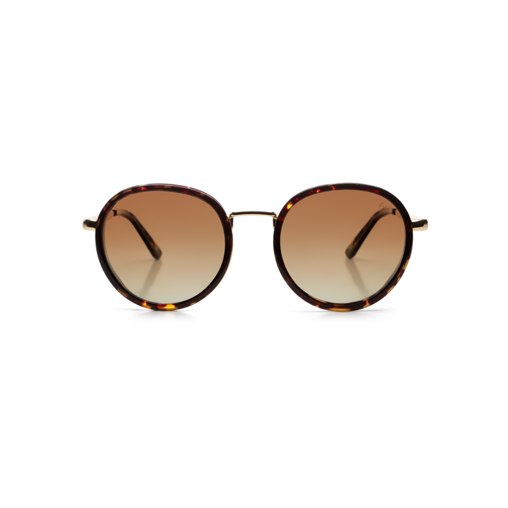 Ikki BIBI SUNGLASSES - DARK TURTLE/GRADIENT BROWN