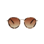 Ikki BIBI SUNGLASSES - PINK TURTLE/GRADIENT BROWN