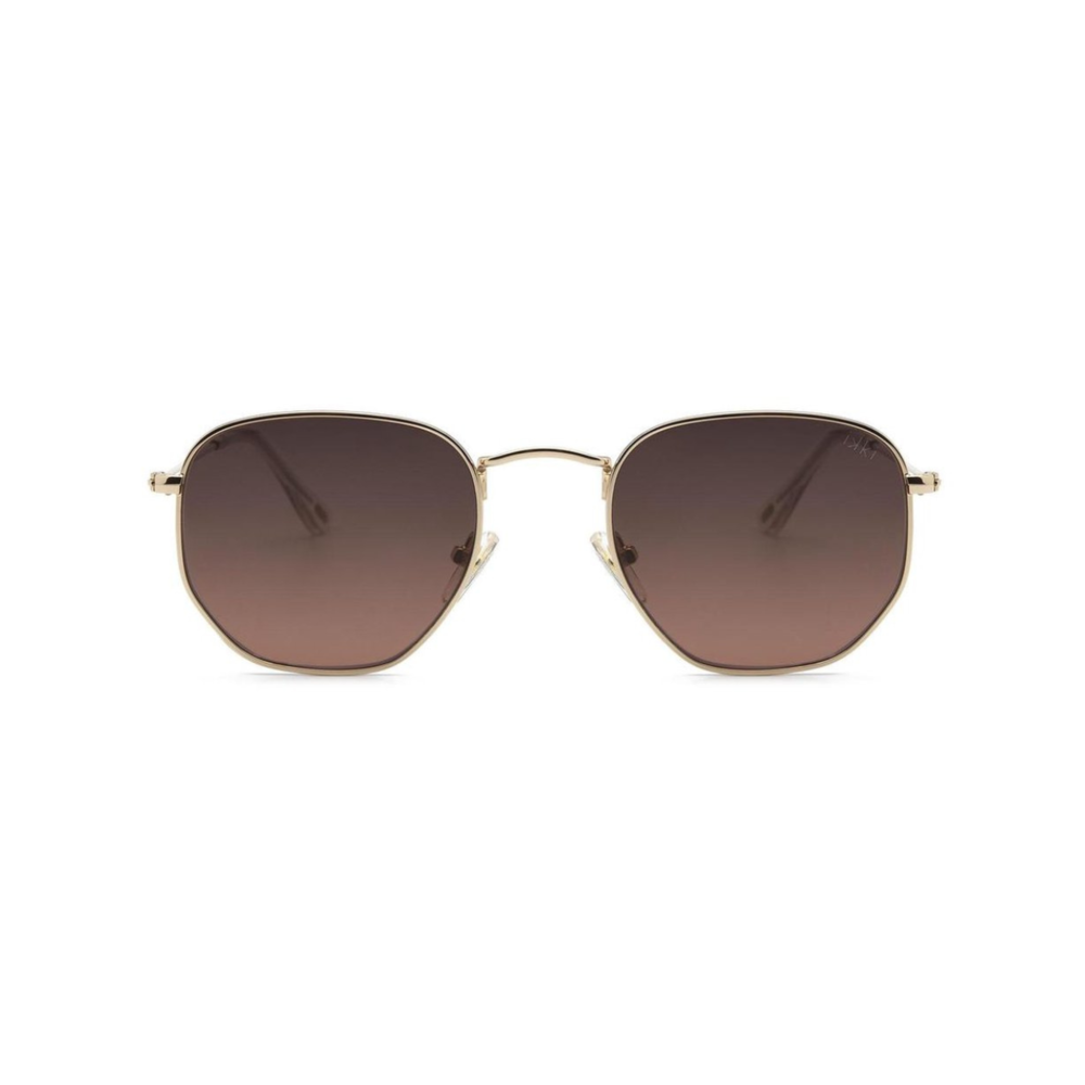 Ikki DEX SUNGLASSES - GOLD/GRADIENT PINK