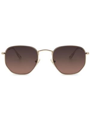 Ikki DEX SUNGLASSES - GOLD/GRADIENT PINK