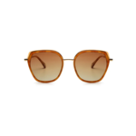 Ikki DONNA SUNGLASSES - ORANGE TURTLE/GRADIENT BROWN