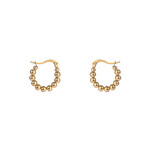 Day & Eve BUBBLE SMALL HOOPS - GOLD