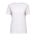 Selected Femme MY ESSENTIAL O-NECK TEE - WHITE