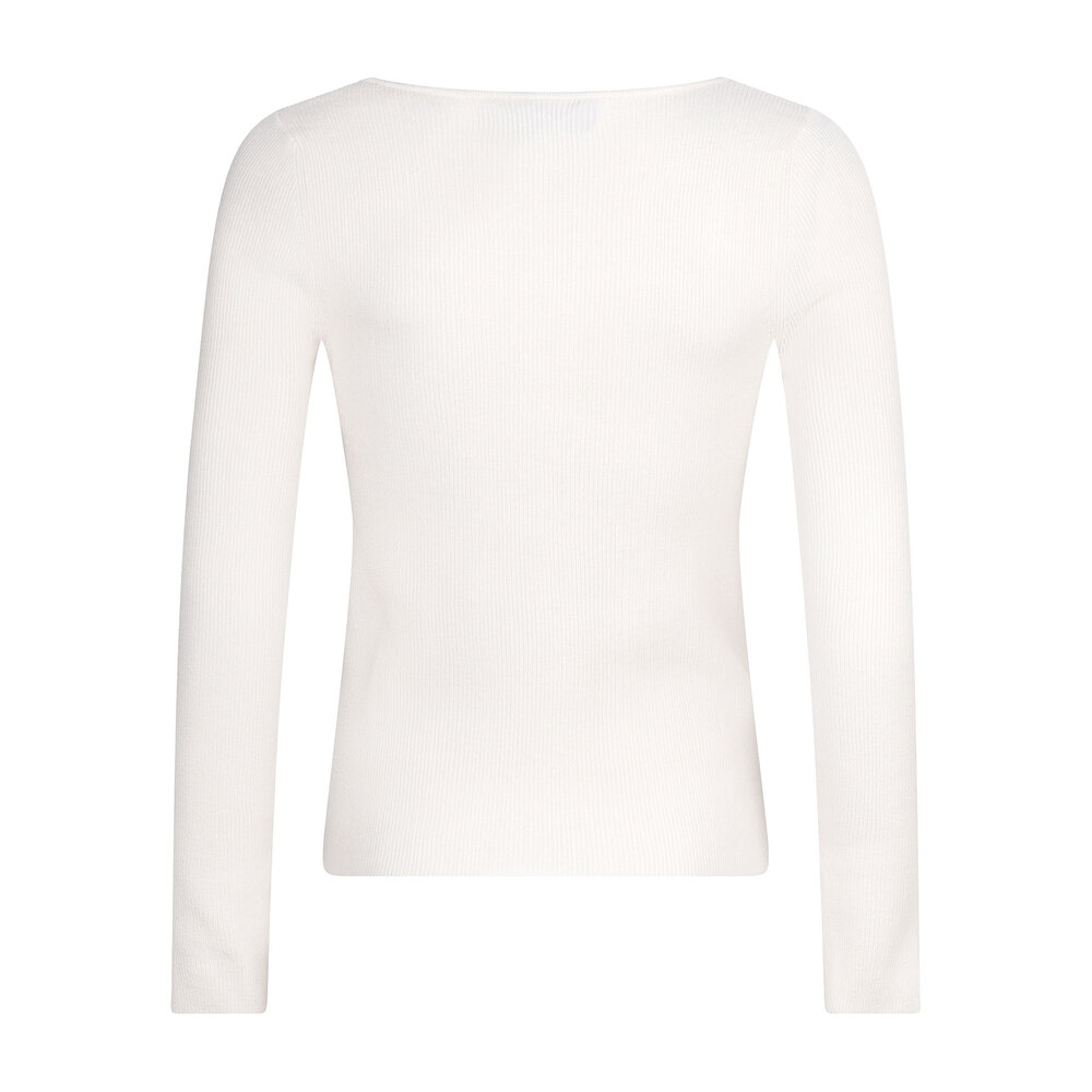 Ydence CHIARA KNITTED TOP - OFF-WHITE