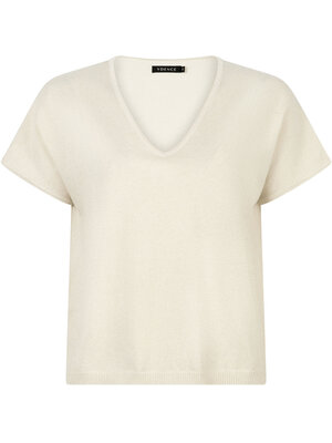 Ydence SAMMY KNITTED TOP - OFF WHITE