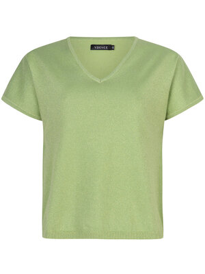 Ydence SAMMY KNITTED TOP - GREEN