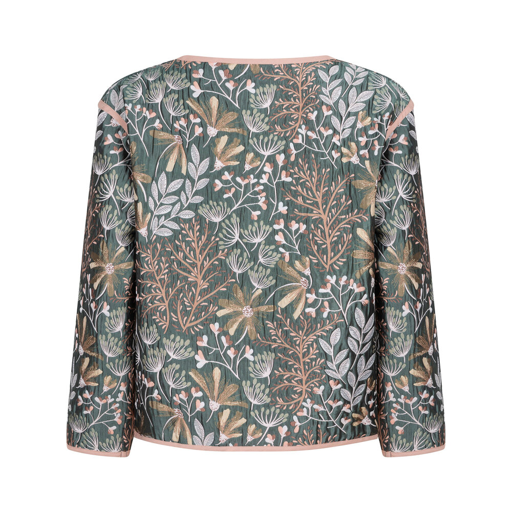 Ydence YASMIN JACKET - SAGE GREEN/PEACH