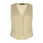 Ydence NADINE GILET - KHAKI