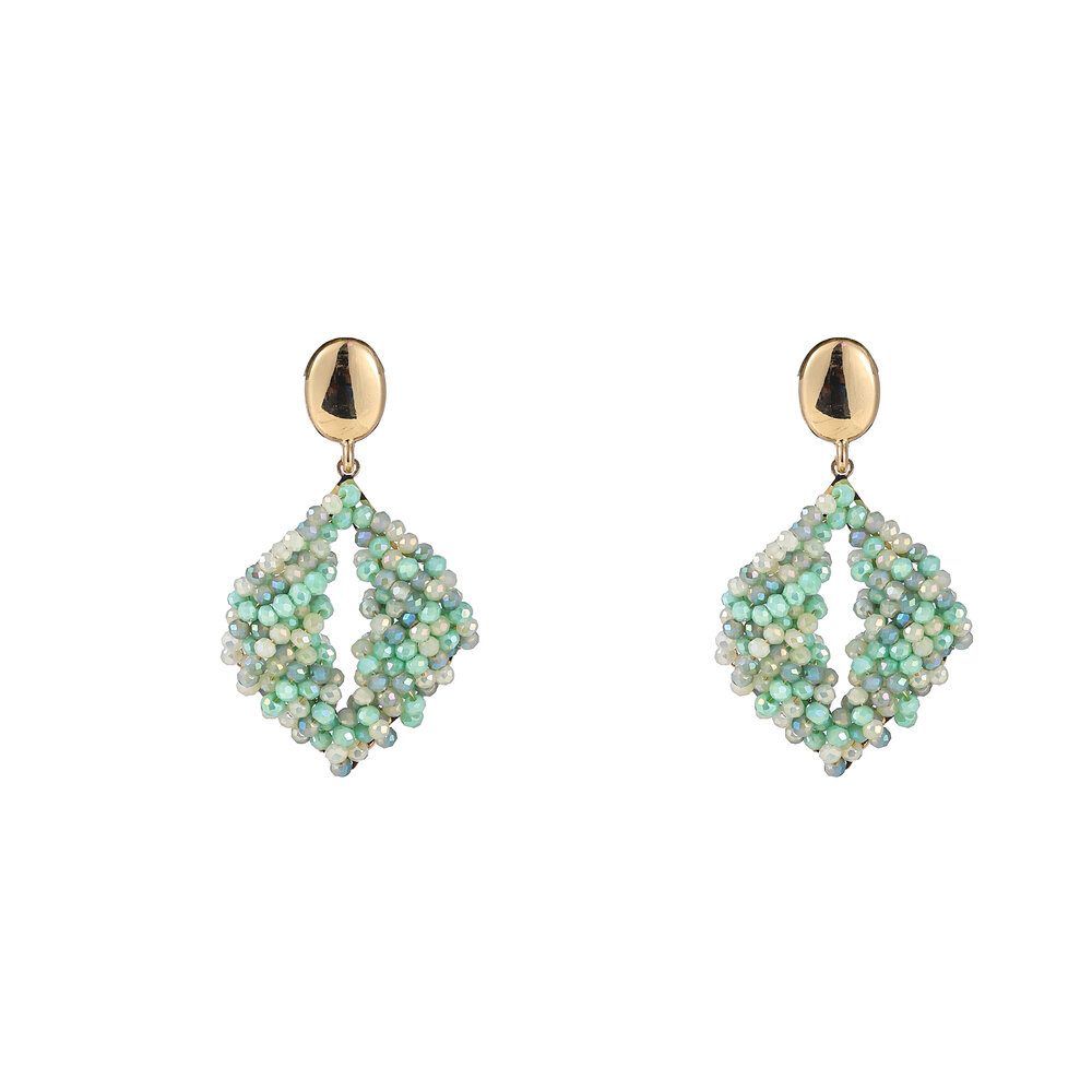 Day & Eve OCEAN STATEMENT EARRING - BLUE