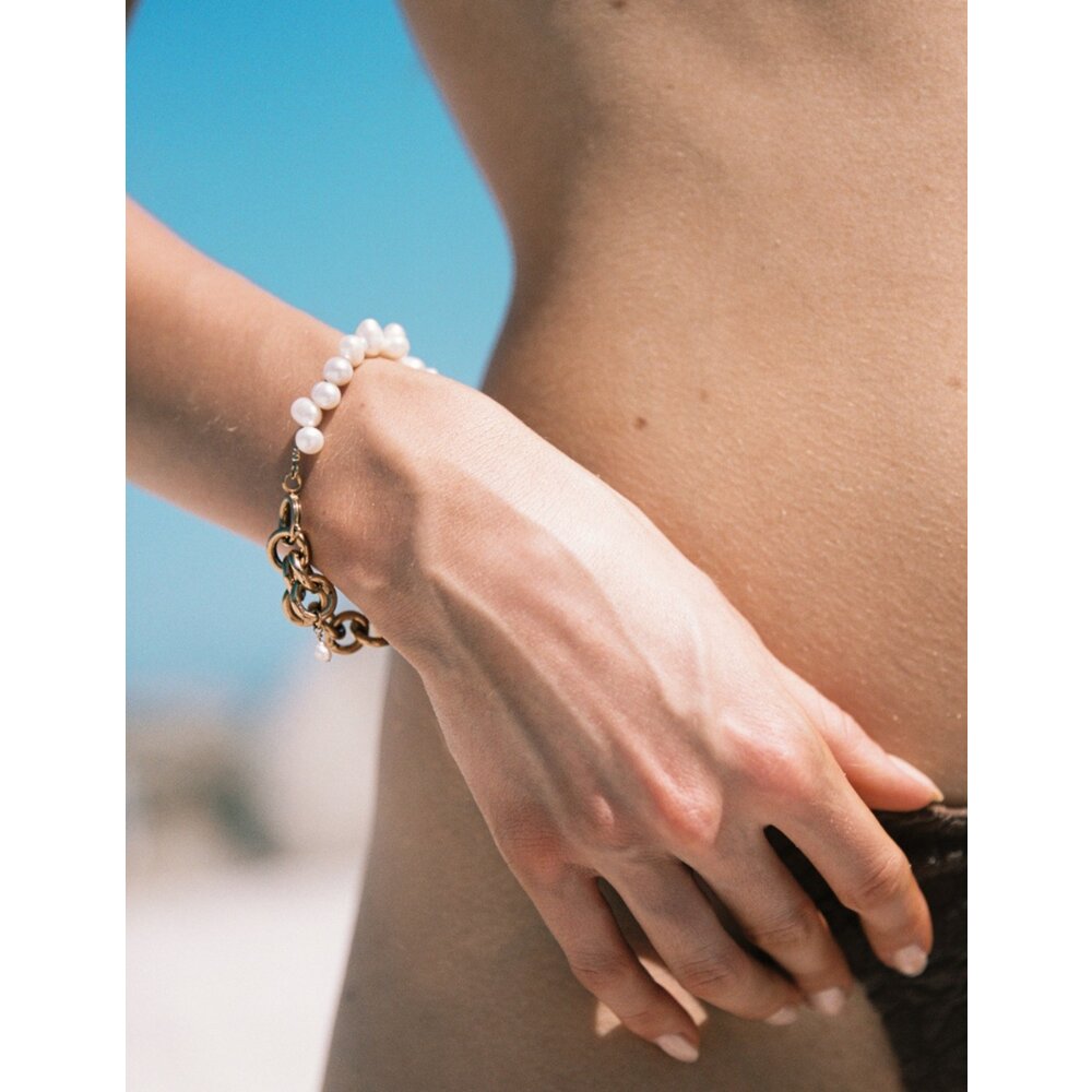 Le Veer PALAPA BRACELET - PEARL