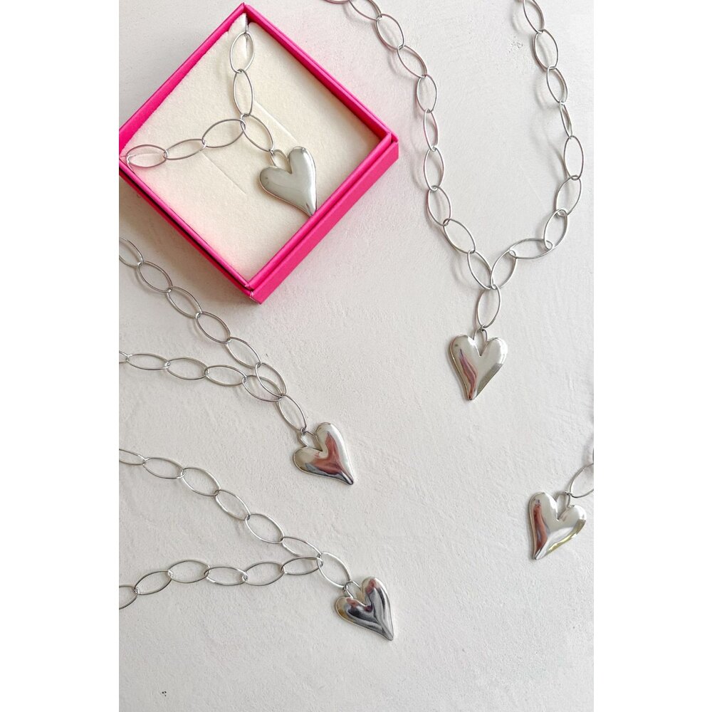 Le Veer JE T'AIME NECKLACE - SILVER