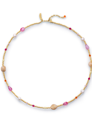 Le Veer OHANA BEACH NECKLACE - PINK