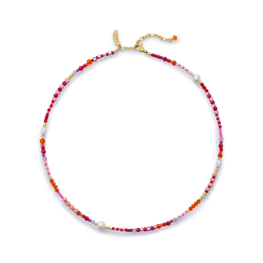 Le Veer HULA NECKLACE - RED