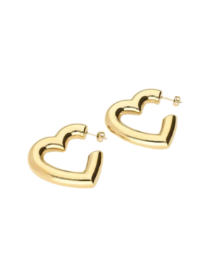 My Jewellery STATEMENT HEART EARRING - GOLD