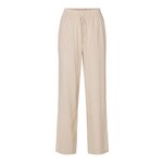 Selected Femme VIVA GULIA HW LONG PANTS - BEIGE