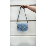 LOTZ & LOT MAAN LEATHER BAG - JEANS BLUE