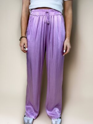 LOTZ & LOT SATIN PANTS - PINK