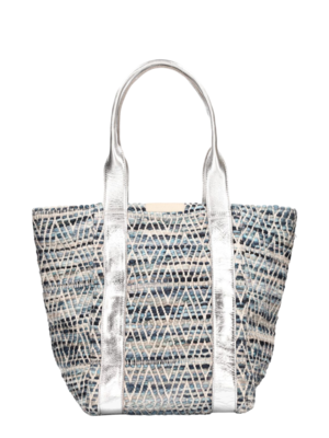 DWRS label MONICA BAG - SILVER/BLUE