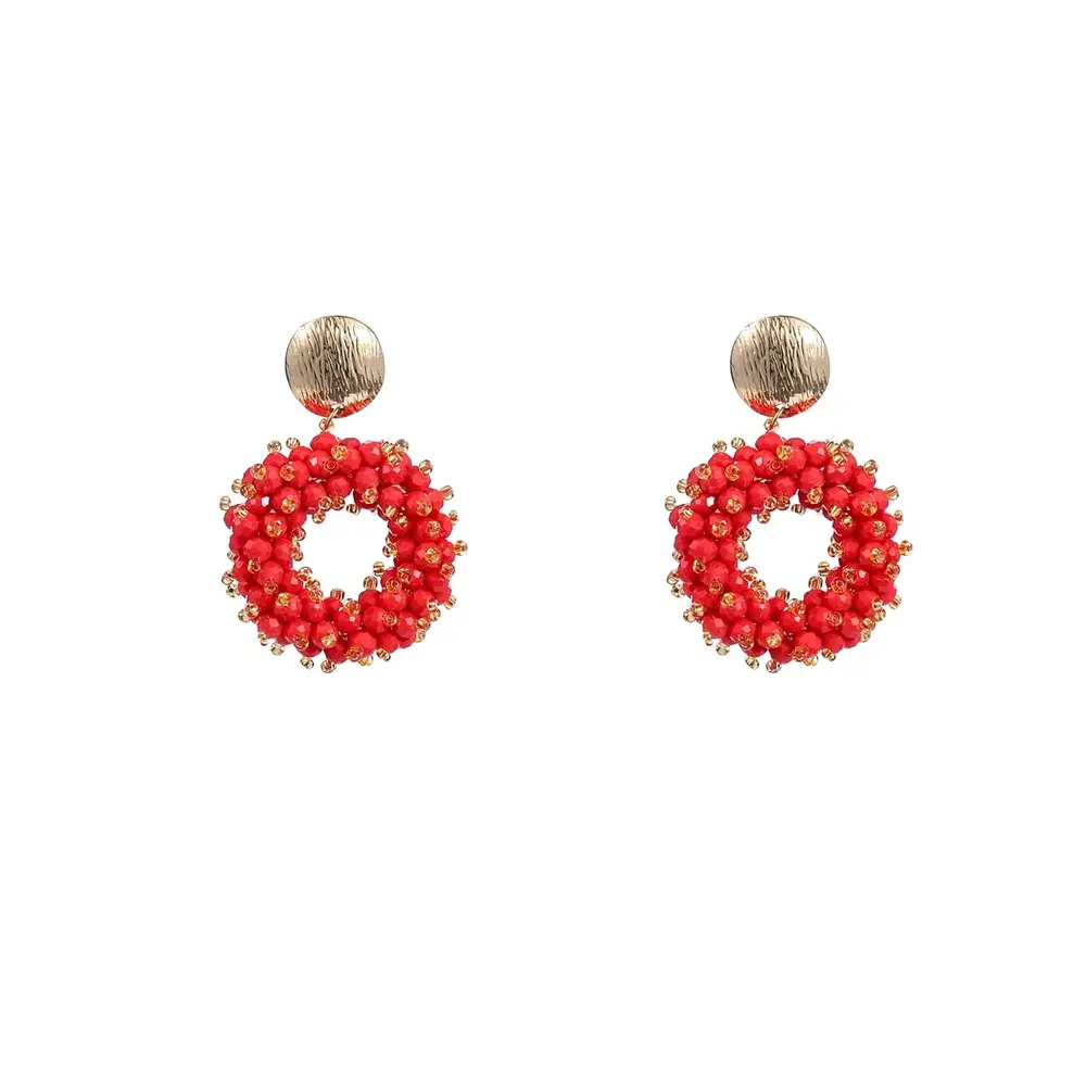 Day & Eve BOLD BEADS EARRING - CORAL