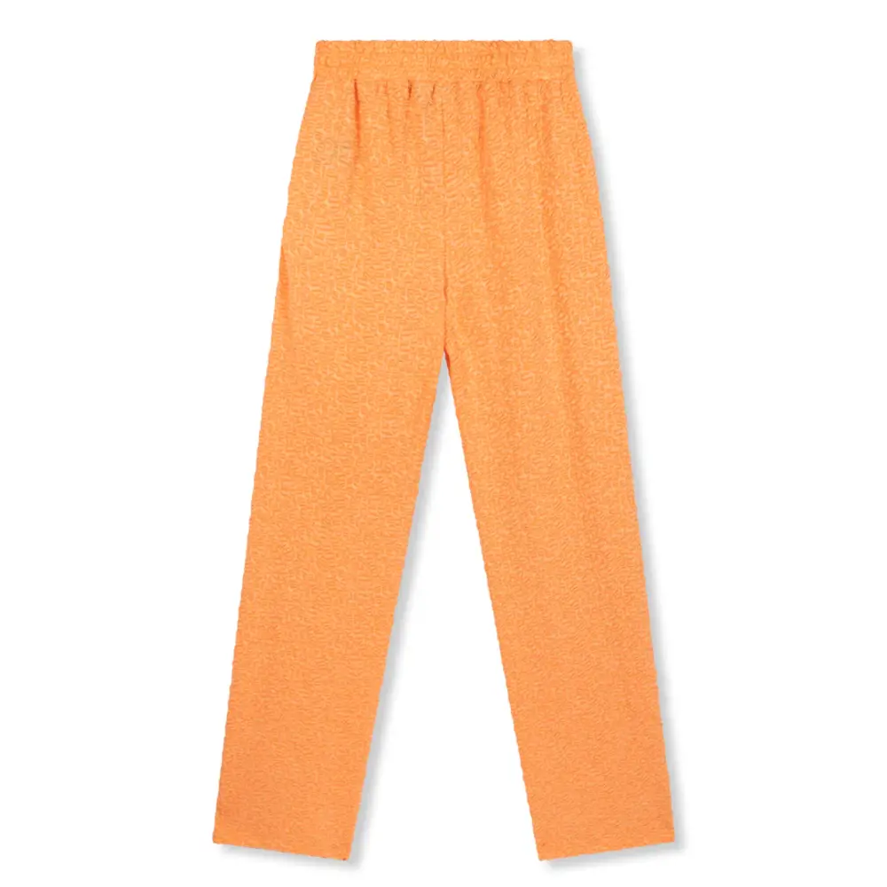 Refined Department NOVA KNITTED FLOWY PANTS - PEACH