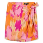 Refined Department ESTELLE WOVEN WRAP SKIRT - PINK