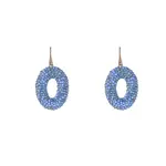 Day & Eve OVAL BEADS EARRING - BLUE