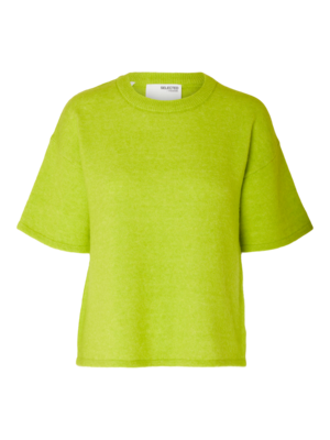 Selected Femme MALINE KNIT - LIME GREEN