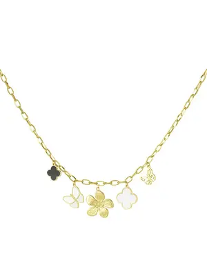 LOTZ & LOT ATMOSPHERE CHARM NECKLACE - GOLD