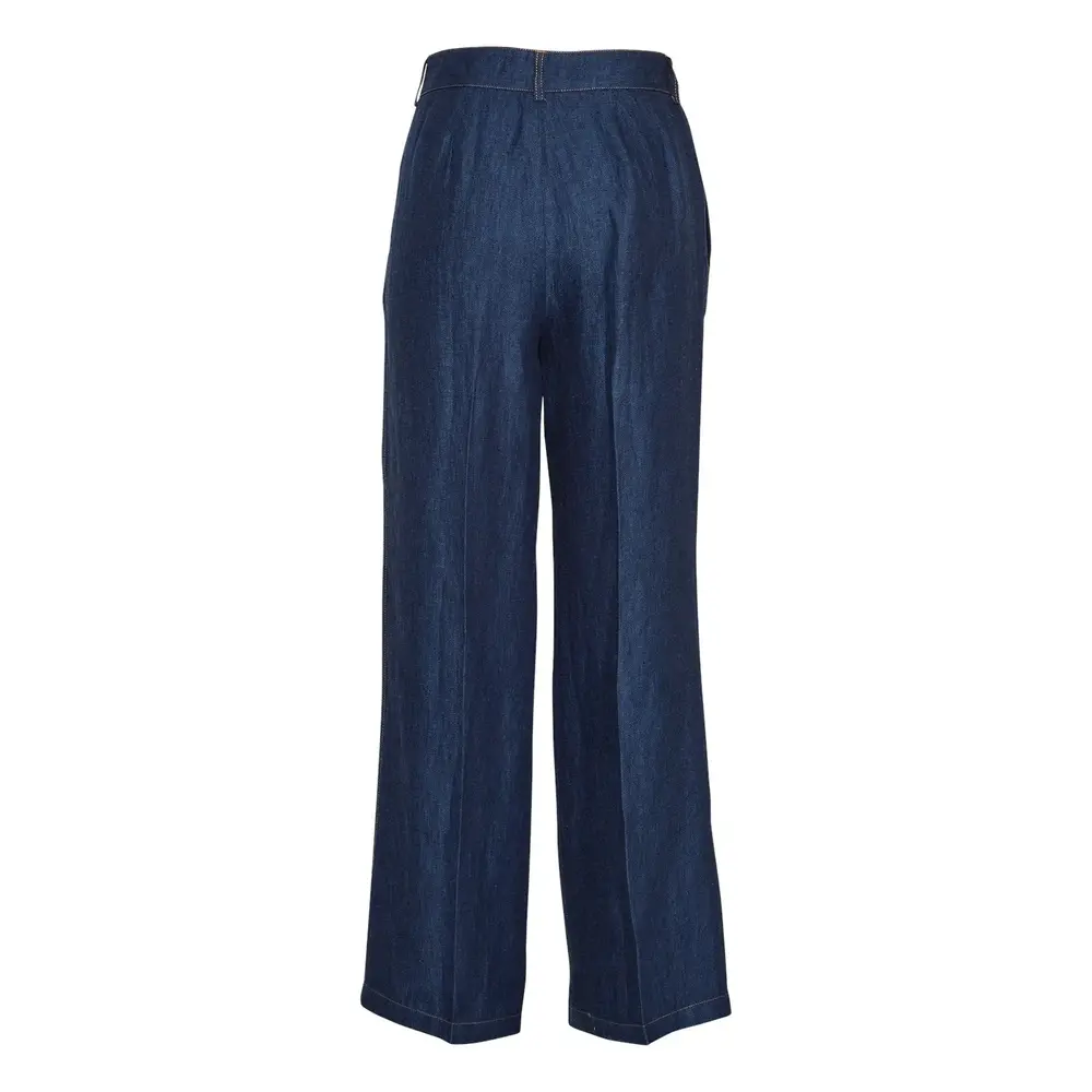 Moss Copenhagen CLARITTA PANTS - OCEAN BLUE