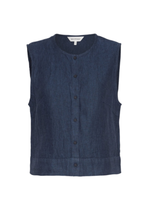 Moss Copenhagen CLARITTA SHIRT - OCEAN BLUE