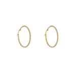 Day & Eve FINE TWIST HOOP - GOLD