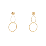 Day & Eve BIG DANGLING ROUND EARRING - GOLD