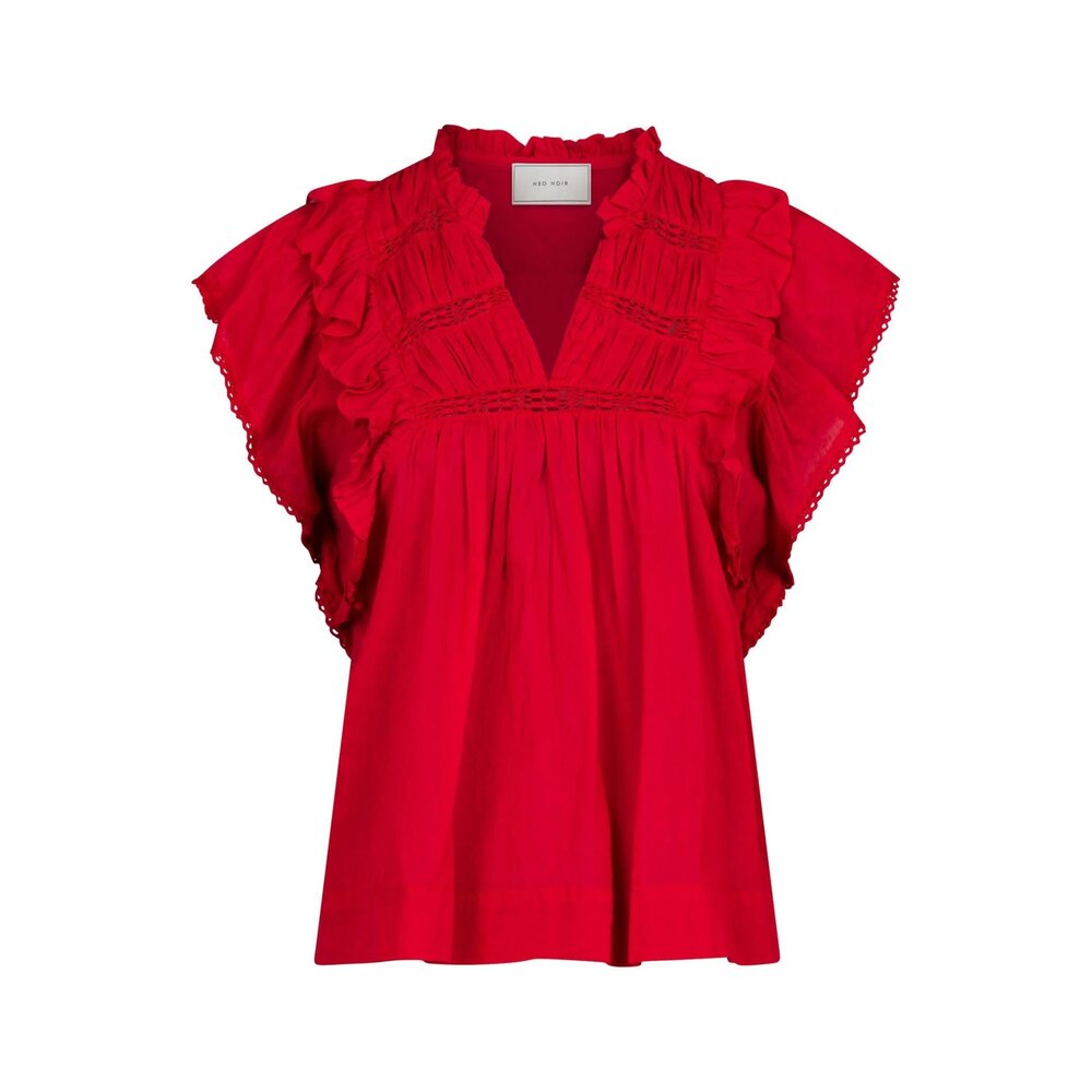 Neo Noir JAYLA S VOILE TOP - RED