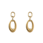 Day & Eve HOLLOW DANGLE EARRINGS - GOLD