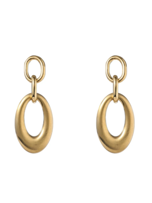 Day & Eve HOLLOW DANGLE EARRINGS - GOLD