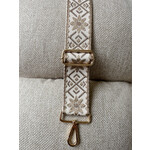 LOTZ & LOT DANA BAG STRAP - BEIGE/WHITE