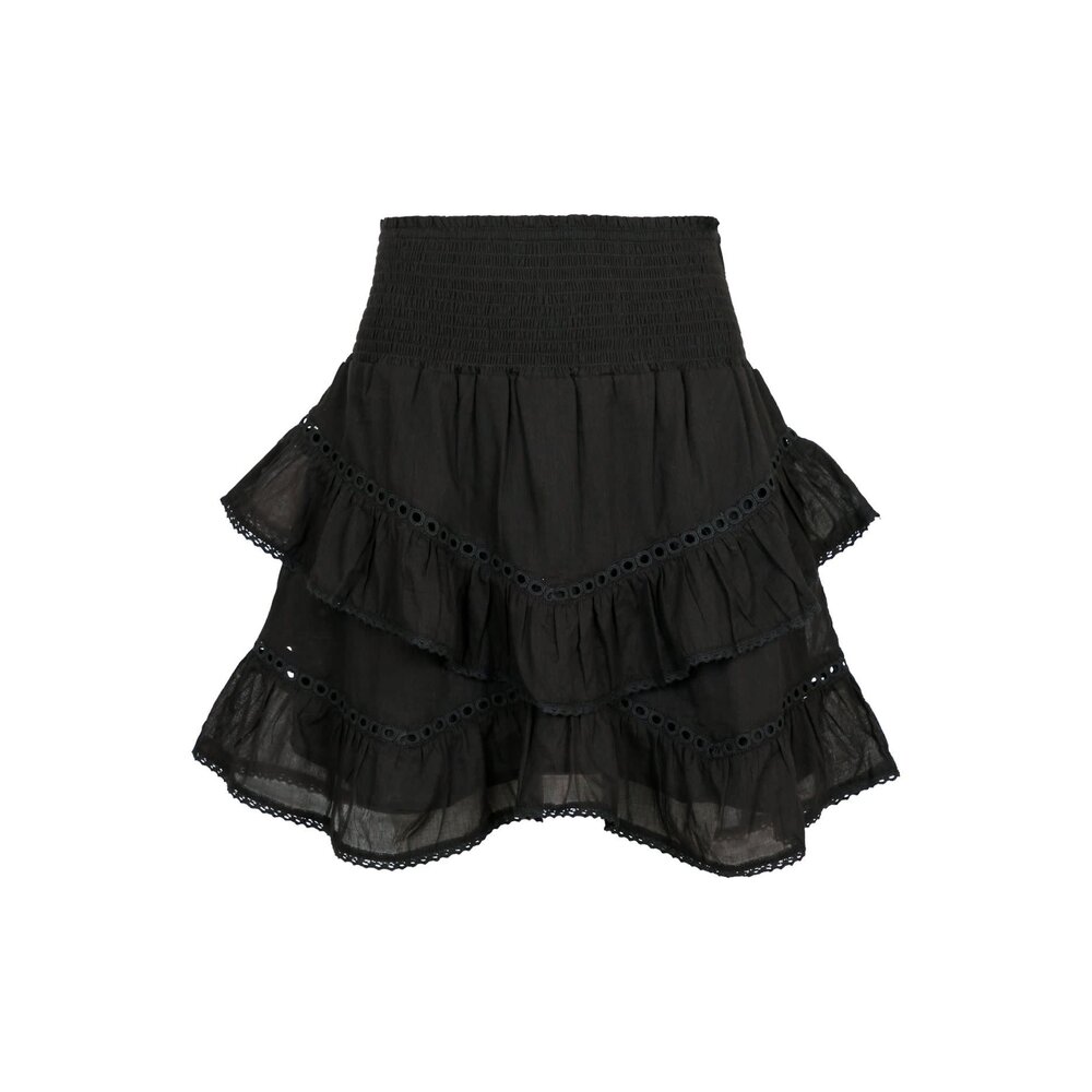 Neo Noir RICKI S VOILE SKIRT - BLACK