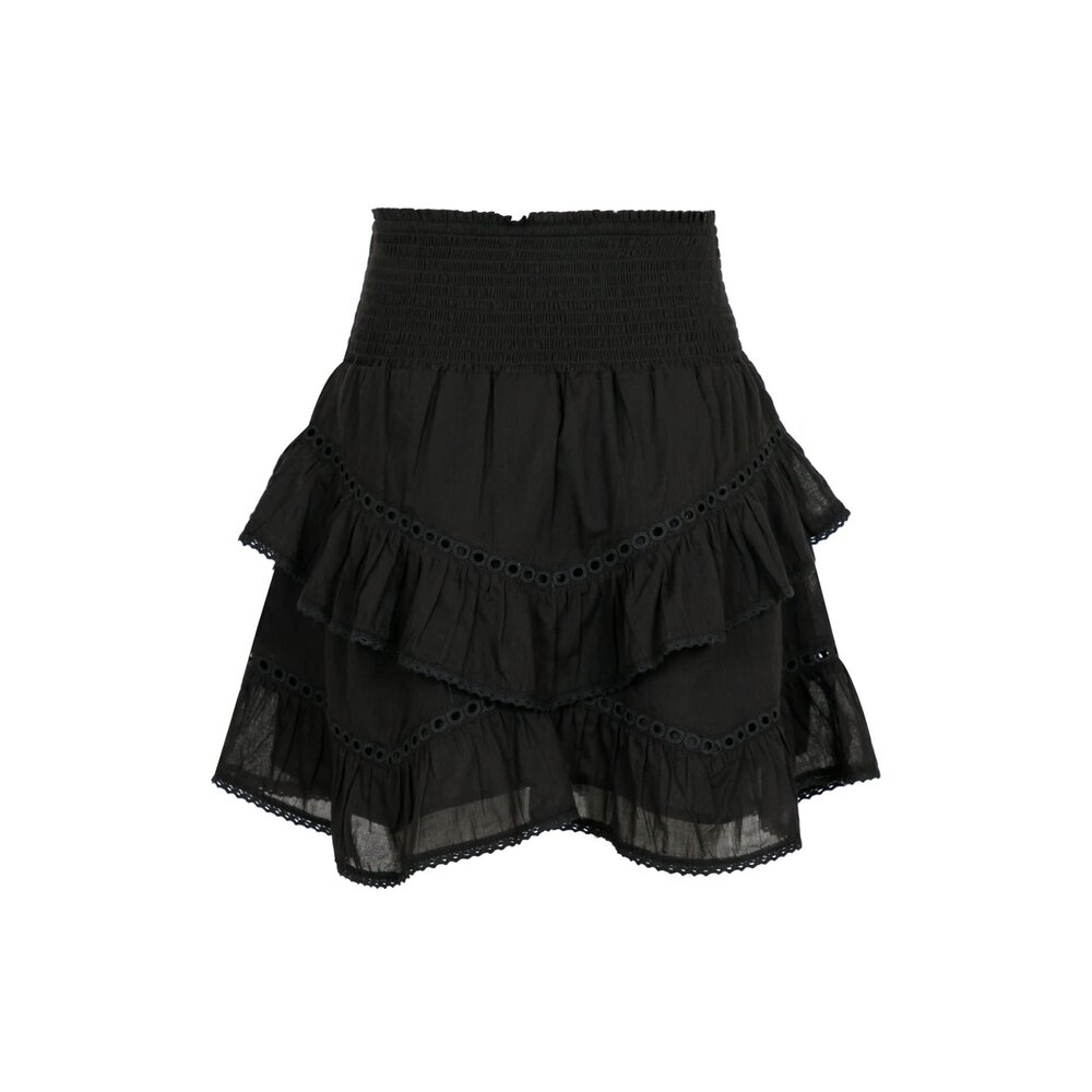 Neo Noir RICKI S VOILE SKIRT - BLACK