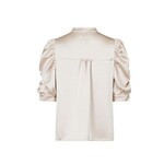 Neo Noir ROELLA HEAVY SATEEN BLOUSE - CHAMPAGNE