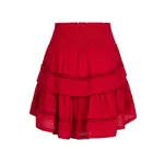 Neo Noir KENIA VOILE SKIRT - RED