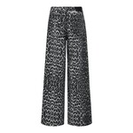 co'couture LEO WIDE PANTS - DARK GREY
